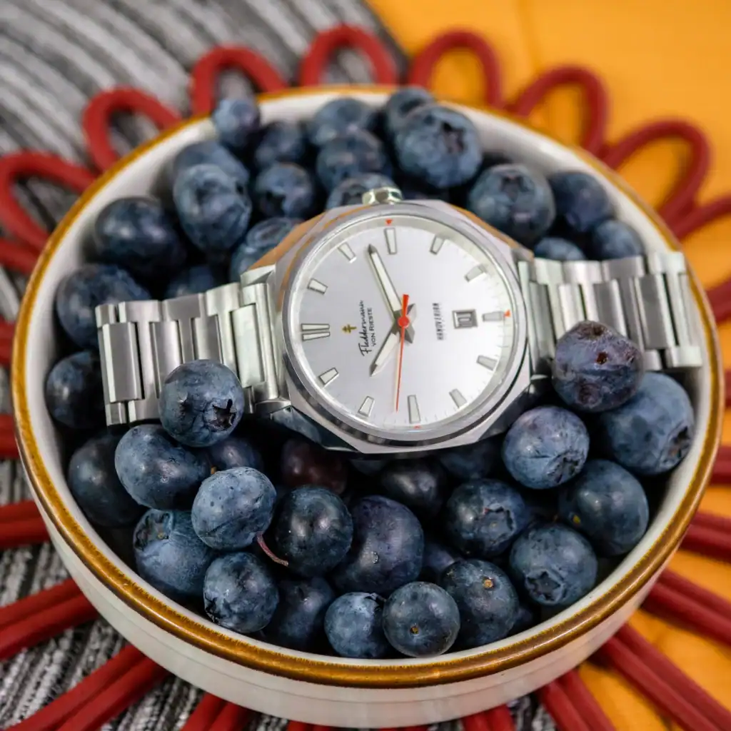 Hanoverian sport watch, Legacy Silver dial, hand-assembled in Indiana