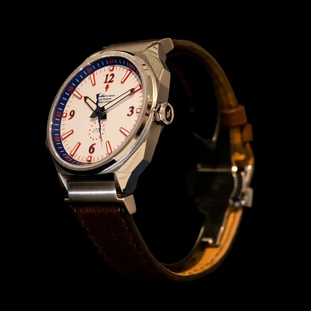 Independence SAR 250th anniversary watch, Betsy Ross flag dial, serialized limited edition, made in Indiana
