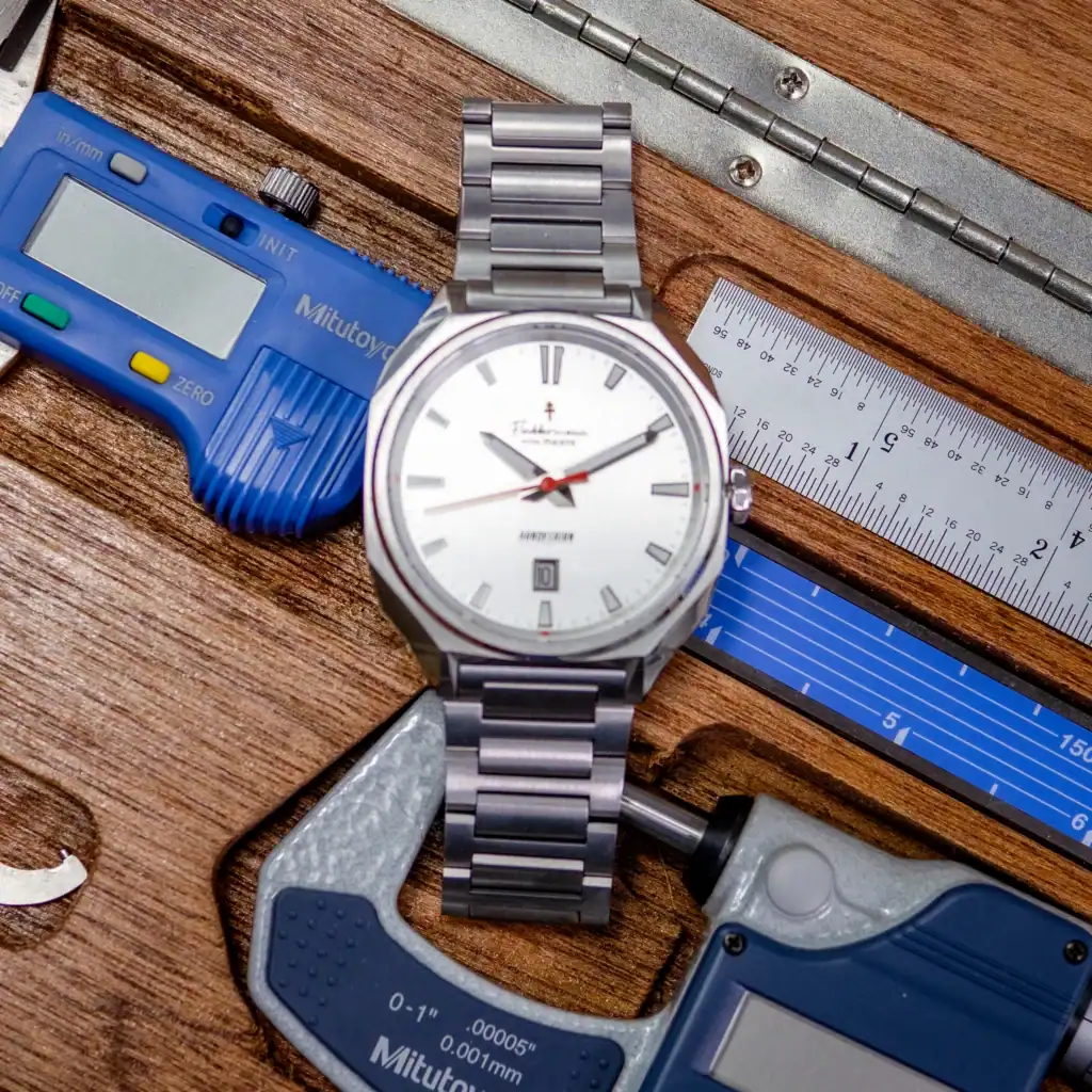Hanoverian sport watch, Legacy Silver dial, hand-assembled in Indiana